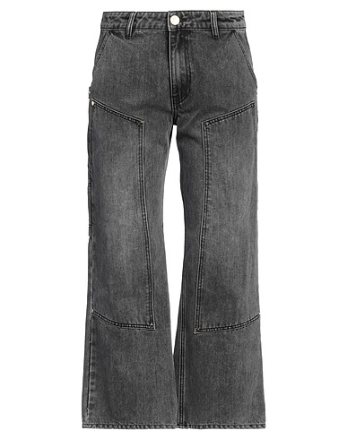 GAëLLE Paris Denim trousers Black 85% Cotton, 15% Polyester