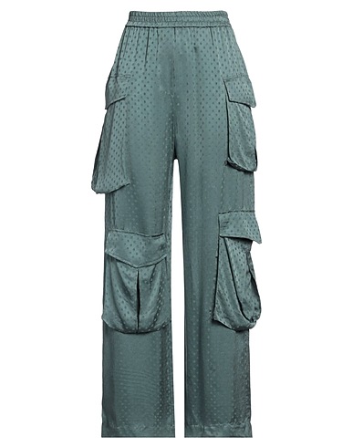 8PM Casual pants Deep teal 100% Cupro