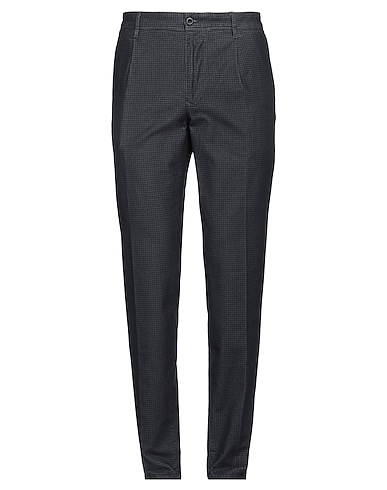 INCOTEX Casual trouser SLACKS Midnight blue 98% Cotton, 2% Elastane
