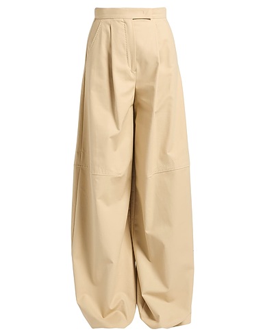 MAX MARA Casual pants Beige 95% Cotton, 5% Elastane
