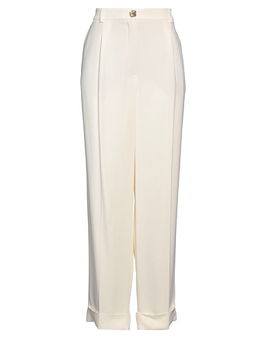ESCADA Casual trouser Off white 97% Viscose, 3% Elastane