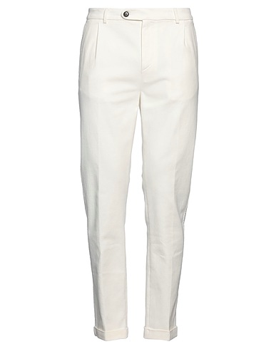 BARMAS Casual pants White 99% Cotton, 1% Elastane