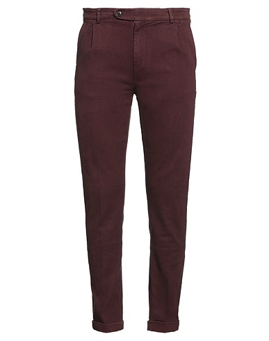 BARMAS Casual trouser Chocolate brown 99% Cotton, 1% Elastane