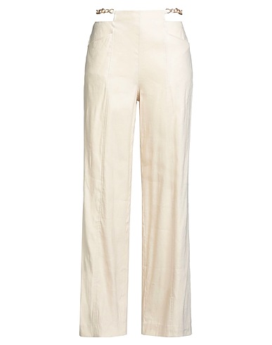 CULT GAIA Casual trouser Beige 52% Linen, 46% Viscose, 2% Elastane