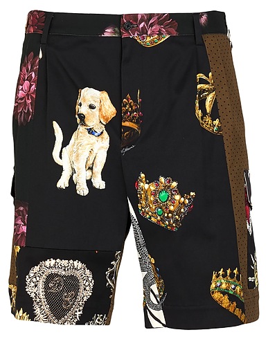 DOLCE&GABBANA Shorts & Bermuda Black 97% Cotton, 3% Elastane