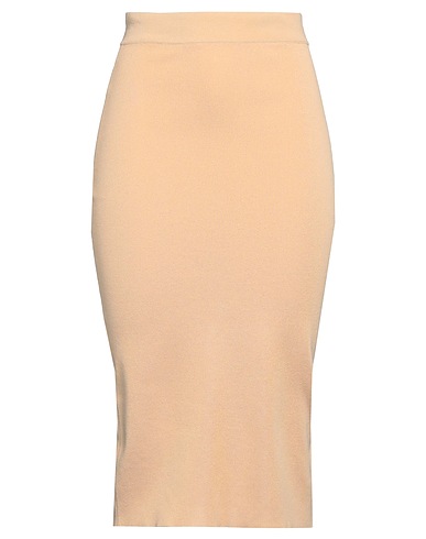 ERMANNO SCERVINO Midi skirt Sand 82% Cotton, 18% Polyamide