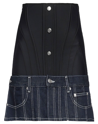 MUGLER TOPS & TEES Black 72% Cotton, 28% Elastomultiester, Polyamide, Elastane