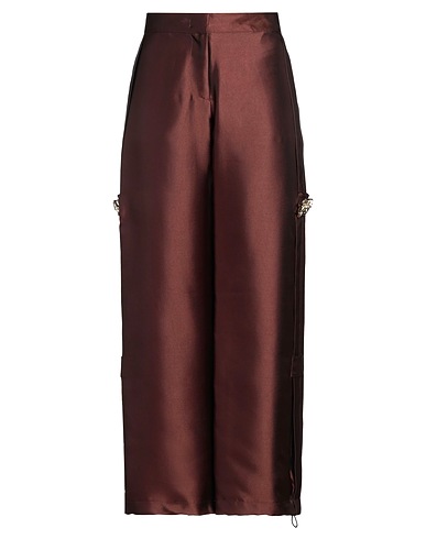 GAëLLE Paris Casual trouser Brown 100% Polyester