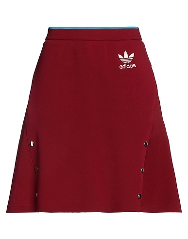 ADIDAS ORIGINALS by WALES BONNER Mini skirt Burgundy 100% Recycled polyester
