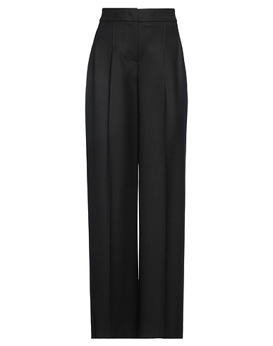 AGO E FILO Casual pants Black 53% Polyester, 43% Virgin Wool, 4% Elastane