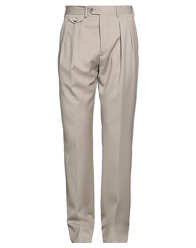 LARDINI Casual trouser Taupe 100% Wool