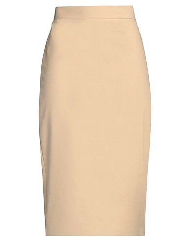 MAX MARA Jupe mi-longue Sable 95% Coton, 5% Élasthanne