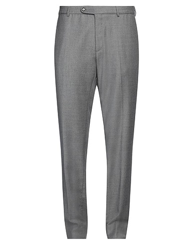 BUGATTI Pantalone Grigio 100% Lana Vergine