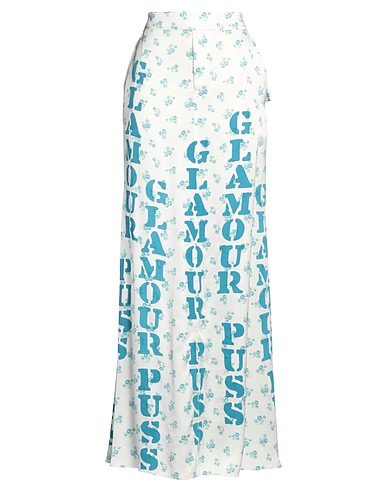 MOSCHINO Long skirt COUTURE White 100% Viscose