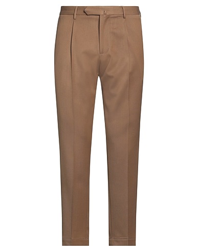 SANTANIELLO Casual trouser IL VIAGGIATORE Brown 54% Polyester, 44% Wool, 2% Elastane