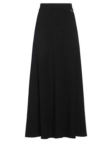 GAëLLE Paris Maxi Skirts Black 47% Polyester, 44% Viscose, 9% Elastane