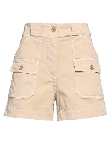 ASPESI Shorts & Bermuda Beige 98% Cotton, 2% Elastane