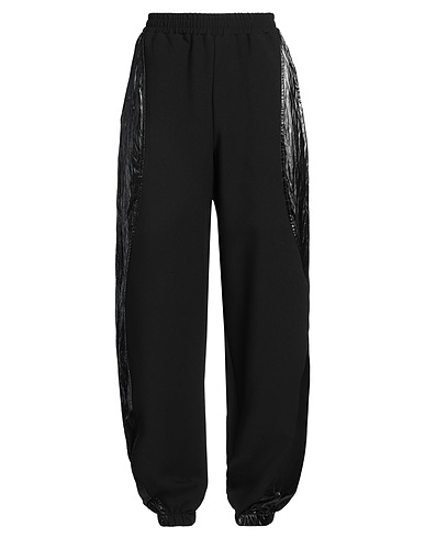 GAëLLE Paris Casual trouser Black 50% Polyurethane, 47% Viscose, 3% Elastane
