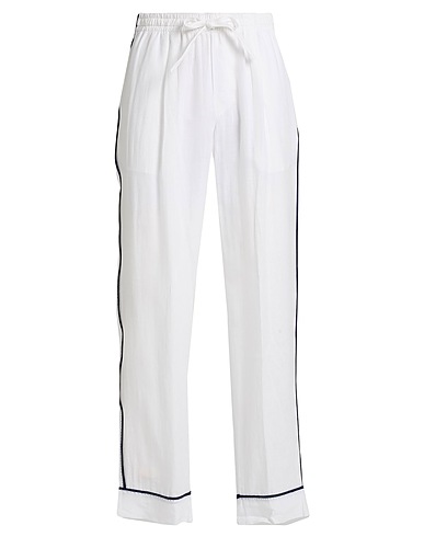 DOLCE&GABBANA Hosen Weiß 100% Leinen