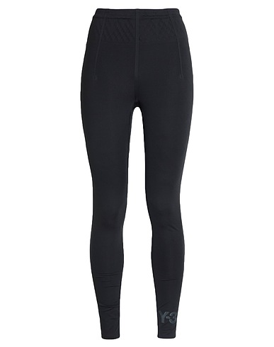 Y-3 Leggings Nero 85% Poliestere riciclato, 15% Elastan