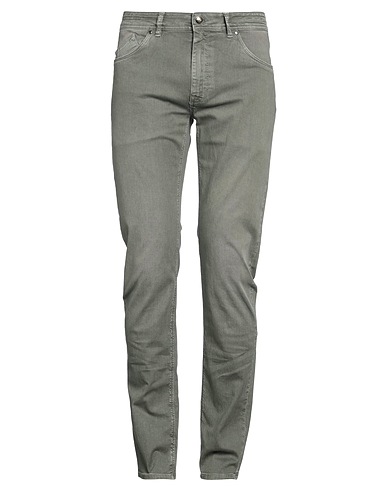 BARMAS Denim trousers Military green 98% Cotton, 2% Elastane
