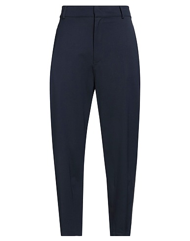 GRIFONI Casual trouser Midnight blue 53% Polyester, 43% Virgin Wool, 4% Elastane