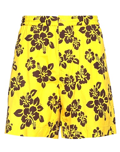 ASPESI Shorts & Bermuda Yellow 100% Cotton