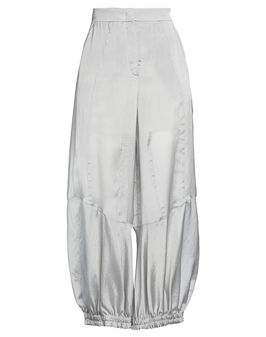 EMPORIO ARMANI Casual trouser Light grey 72% Viscose, 28% Silk
