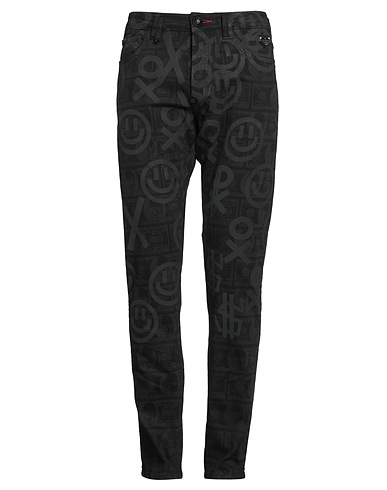 PHILIPP PLEIN Denim trousers 98% Cotton, 2% Elastane, Polyester