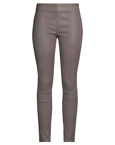KITON Pantalone Tortora 100% Pelle di agnello