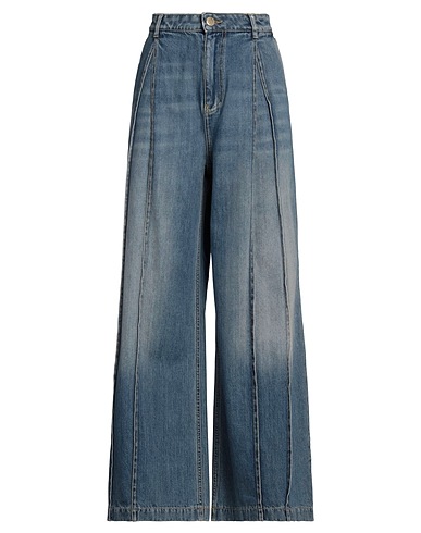 GAëLLE Paris Denim pants Blue 100% Cotton