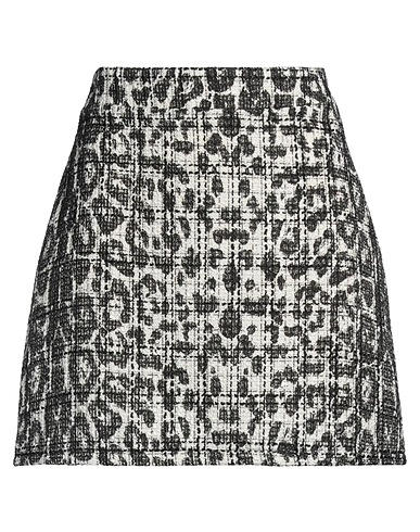 GAëLLE Paris Mini skirt Off white 38% Acrylic, 37% Polyester, 16% Viscose, 6% Cotton, 3% Metallic fiber