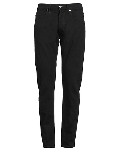 NINE IN THE MORNING Denim pants Black 99% Cotton, 1% Elastane