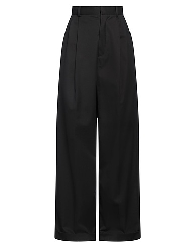 LOEWE Casual trouser Black 90% Cotton, 10% Silk, Polyester
