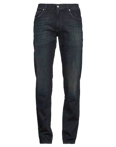 BARMAS Denim trousers Blue 93% Cotton, 5% Other Fibres, 2% Elastane