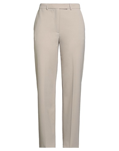 SEVENTY VENEZIA Casual trouser Beige 53% Polyester, 43% Virgin Wool, 4% Elastane