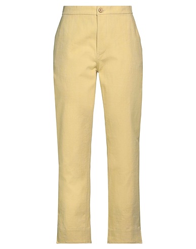 JIL SANDER Casual trouser Yellow 100% Cotton