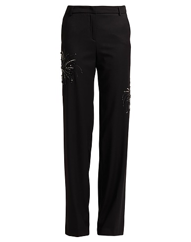 REVISE CONCEPT Casual trouser Black 66% Polyester, 31% Viscose, 3% Elastane