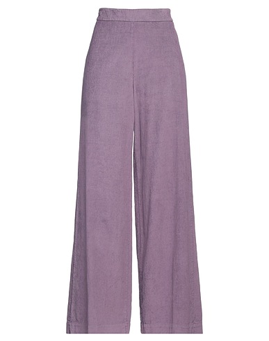 ALESSIA SANTI Casual trouser Lilac 65% Cotton, 35% Viscose