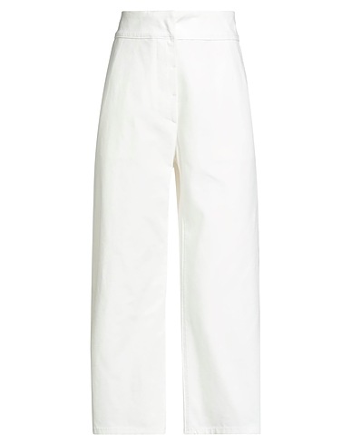 JIL SANDER+ Pantalón Blanco 100% Algodón