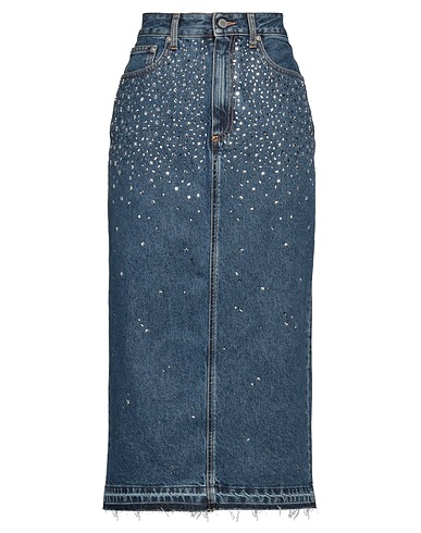 ALESSANDRA RICH Gonna jeans Blu 100% Cotone