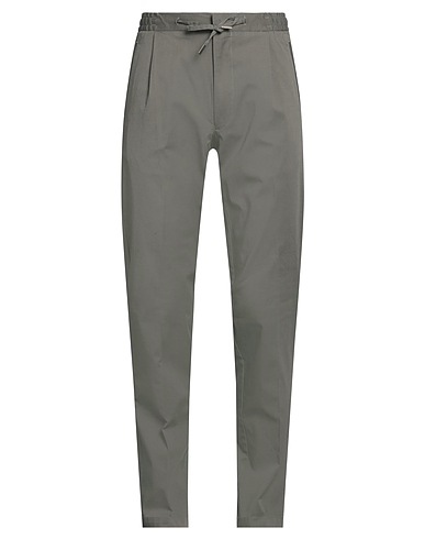 LARDINI Casual trouser Grey 97% Cotton, 3% Elastane