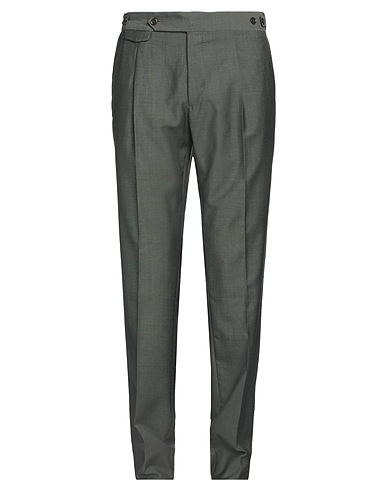 LARDINI Casual pants Dark green 100% Wool