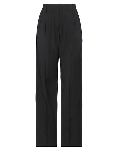 LOW CLASSIC Casual trouser Black 49% Wool, 49% Polyester, 2% Polyurethane