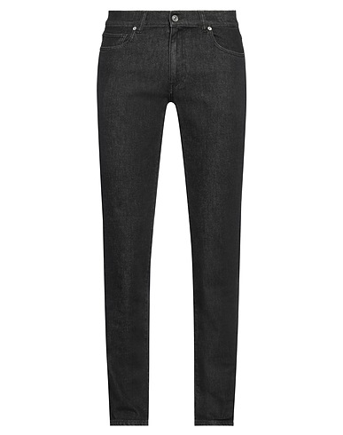 BARMAS Denim pants Black 93% Cotton, 6% Cashmere, 1% Elastane