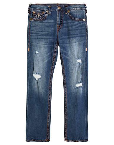 TRUE RELIGION Pantaloni jeans Blu 99% Cotone, 1% Elastan