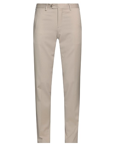 LARDINI Casual trouser Taupe 100% Wool