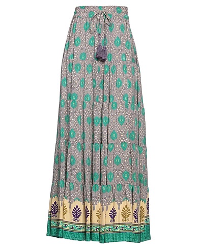 SOUVENIR Long skirt Purple Textile fibres