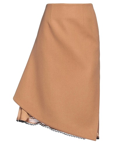 SACAI Mini skirt Brown 100% Wool