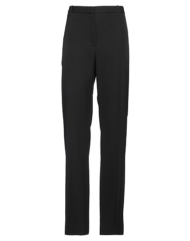 THE ROW Casual trouser Black 100% Virgin Wool, Horn